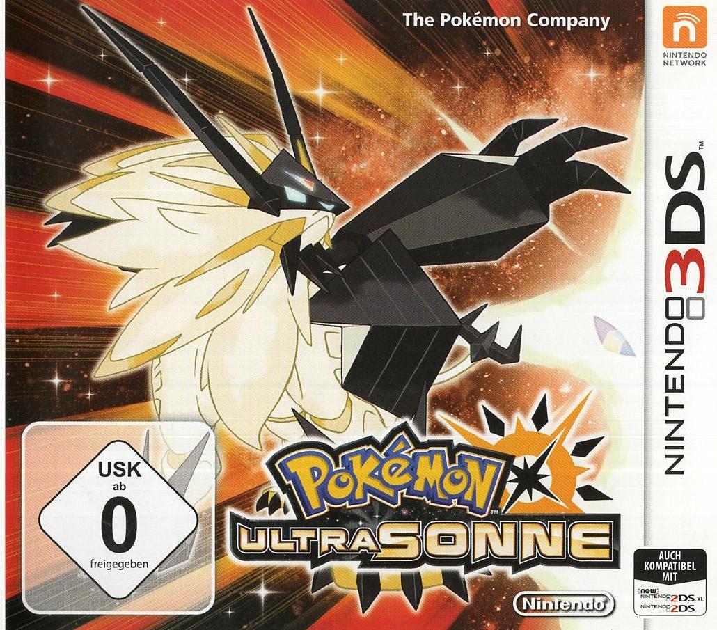 Pokémon Ultrasonne - Nintendo 3DS Vorderseite
