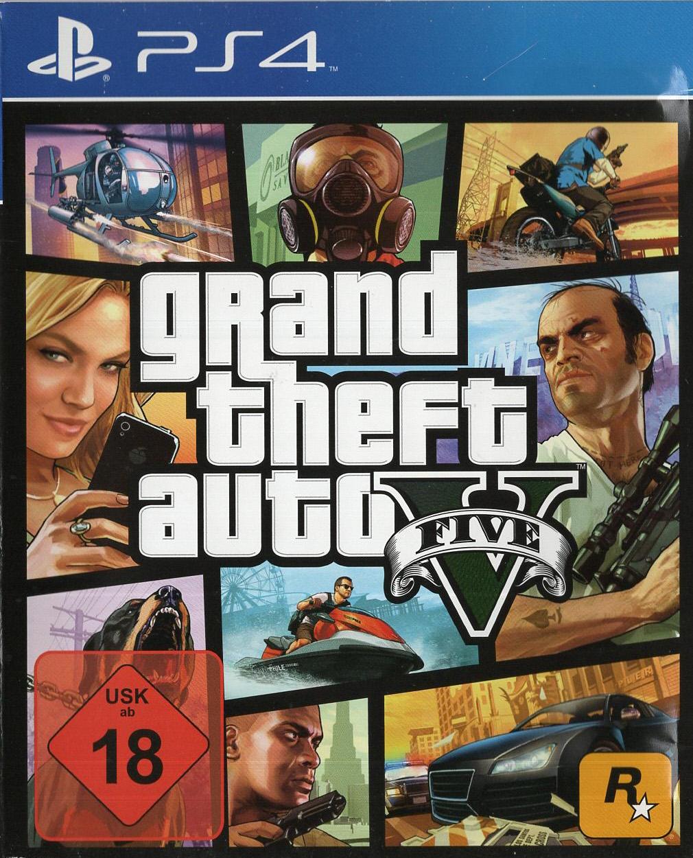 Grand Theft Auto V - PlayStation 4 Vorderseite