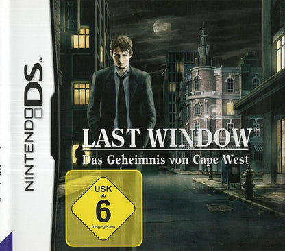 Last Window: Das Geheimnis von Cape West - Nintendo DS Vorderseite