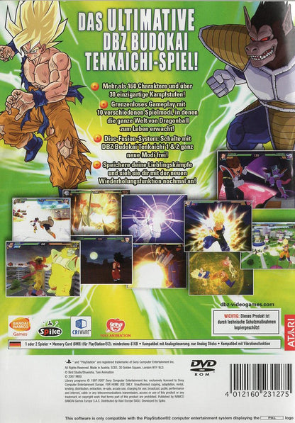 Dragon Ball Z Budokai Tenkaichi 3 - PlayStation 2 Rückseite