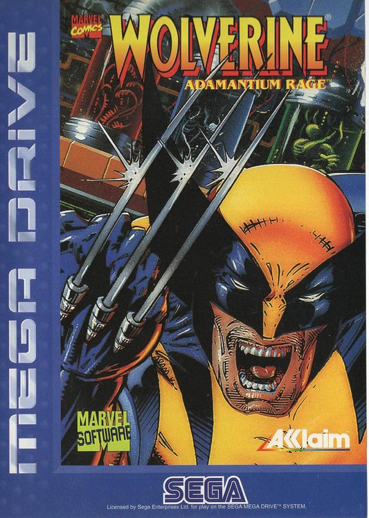 Wolverine: Adamantium Rage - Sega Mega Drive Vorderseite