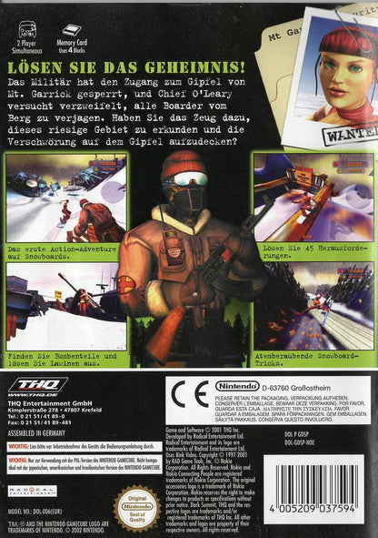 Dark Summit - Nintendo GameCube Rückseite