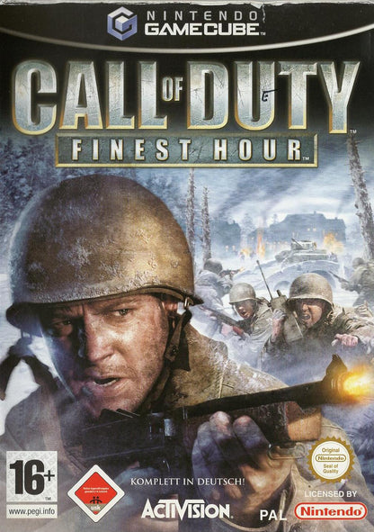 Call of Duty: Finest Hour - Nintendo GameCube Vorderseite