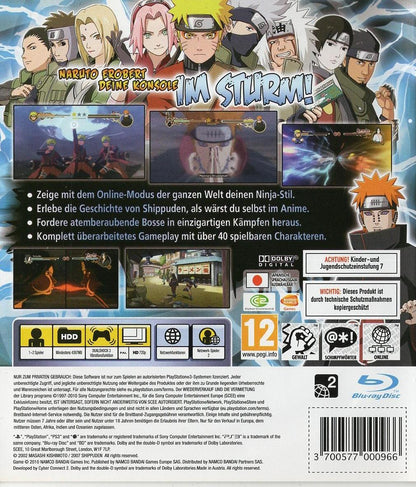 Naruto Shippuden: Ultimate Ninja Storm 2 - PlayStation 3 Rückseite