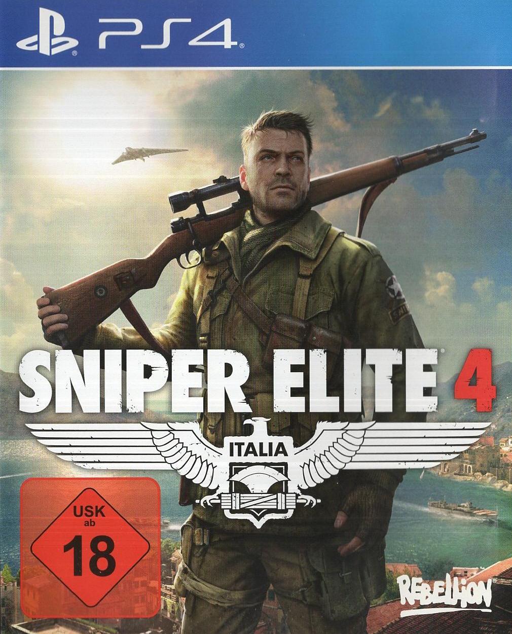 Sniper Elite 4 - PlayStation 4 Vorderseite