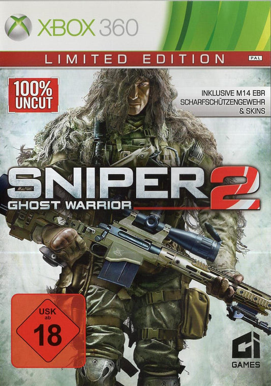 Sniper: Ghost Warrior 2 - Xbox 360 Vorderseite