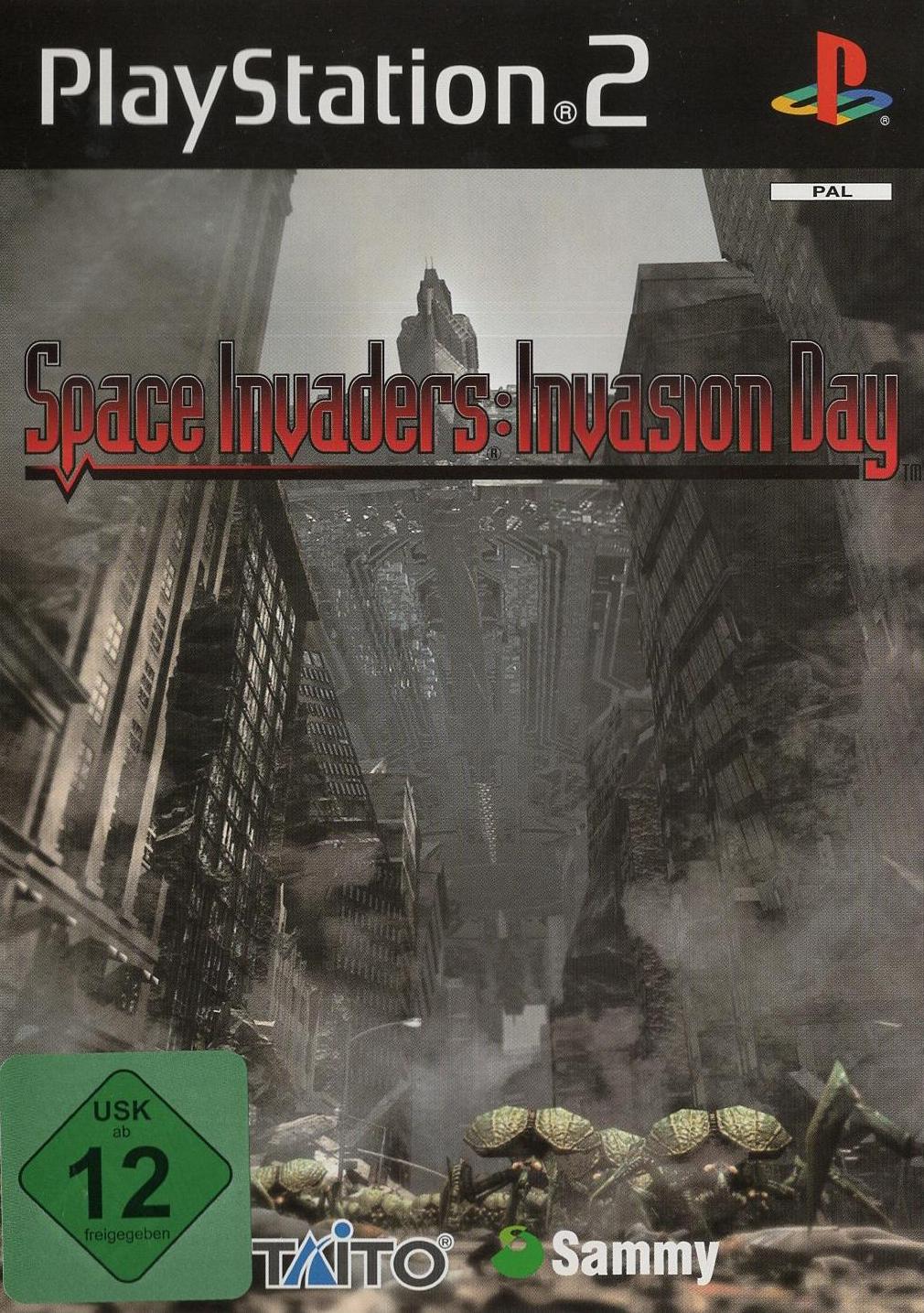 Space Invaders: Invasion Day - PlayStation 2 Vorderseite
