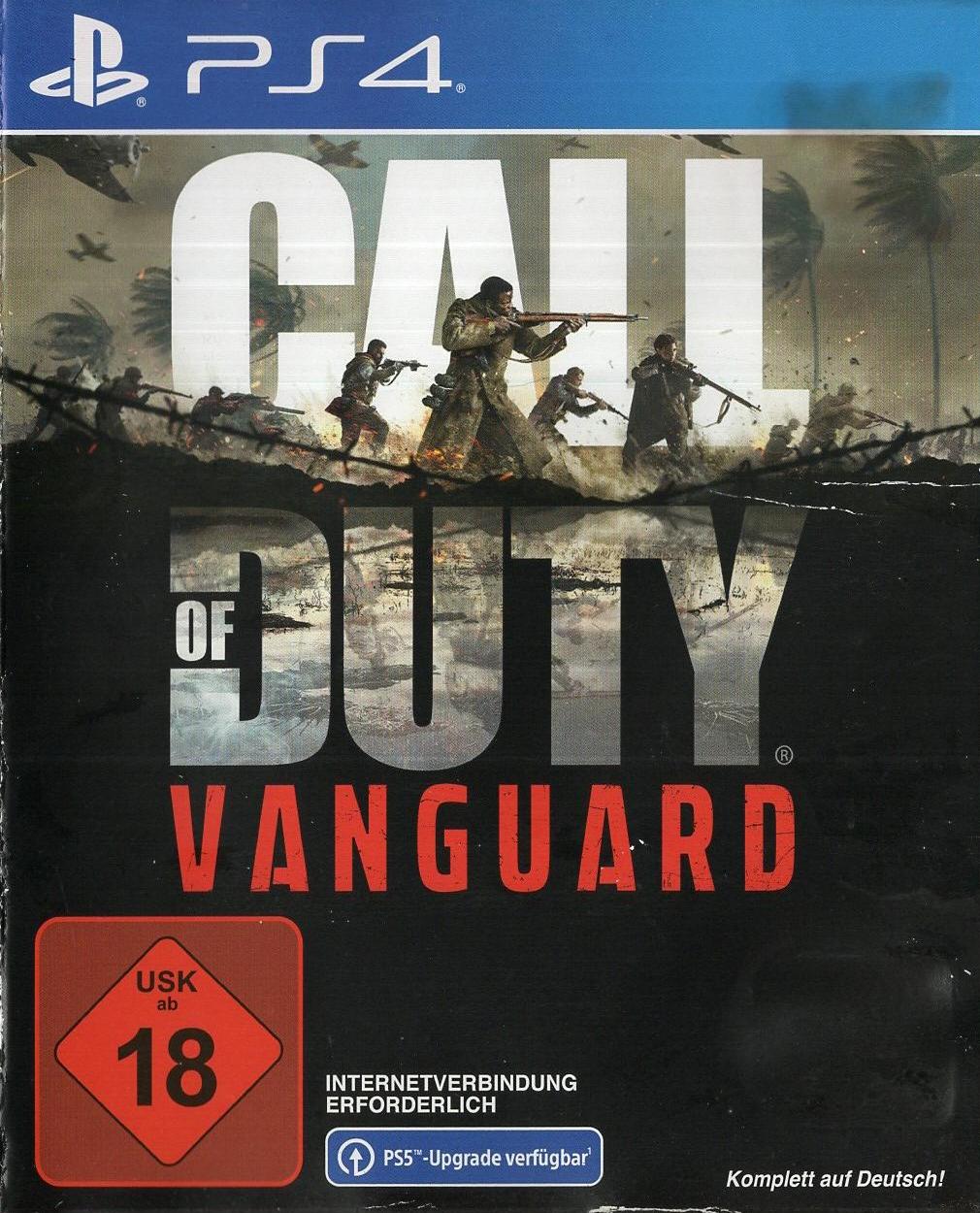 Call of Duty: Vanguard - PlayStation 4 Vorderseite
