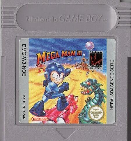 Mega Man III - Game Boy - Modul Vorderseite
