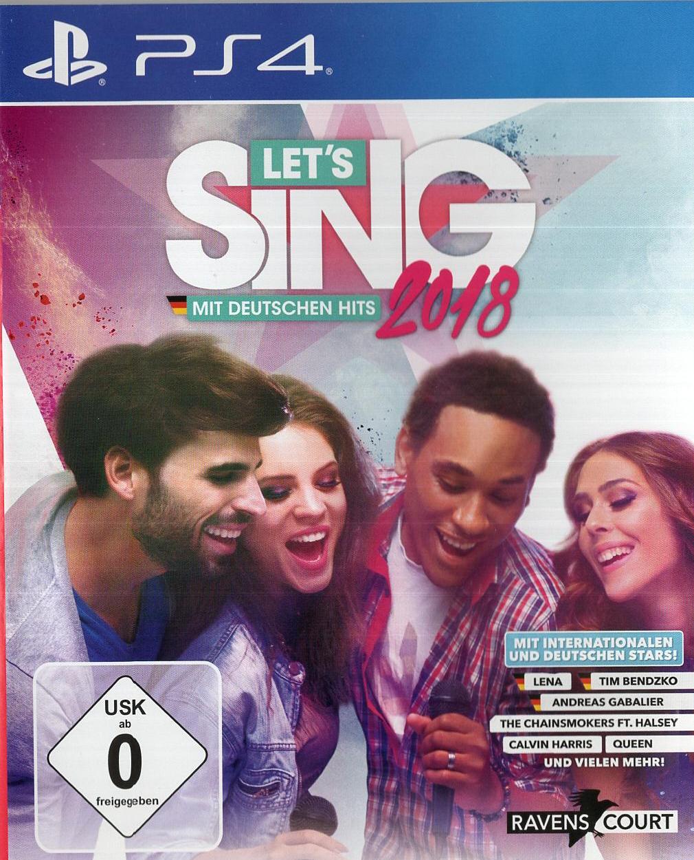 Let's Sing 2018 - PlayStation 4 Vorderseite