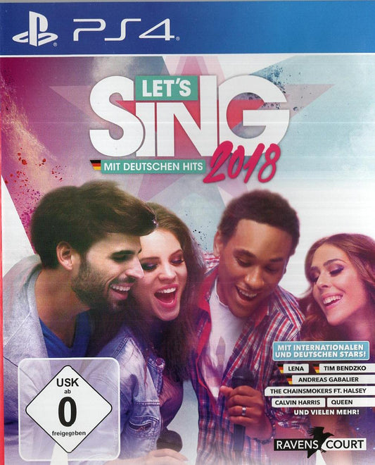 Let's Sing 2018 - PlayStation 4 Vorderseite
