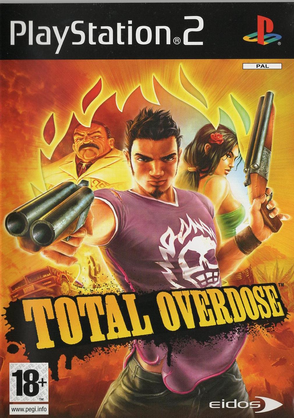 Total Overdose - PlayStation 2 Vorderseite