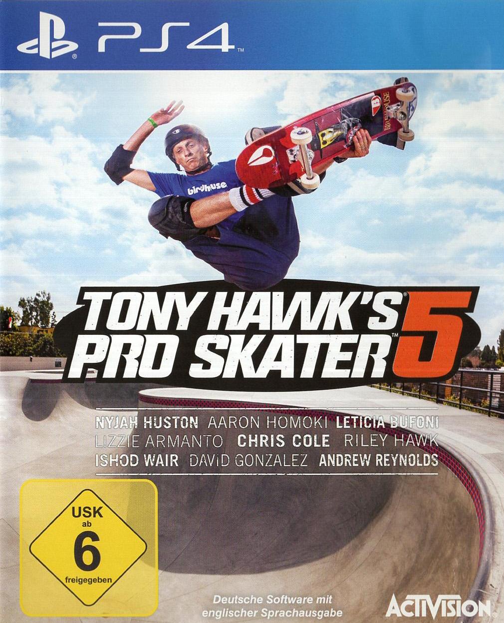 Tony Hawk's Pro Skater 5 - PlayStation 4 Vorderseite