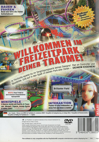 Thrillville - PlayStation 2 Rückseite