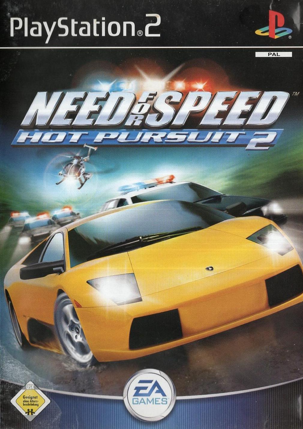 Need for Speed: Hot Pursuit 2 - PlayStation 2 Vorderseite