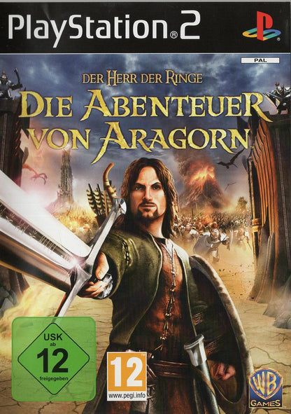 Der Herr der Ringe: Die Abenteuer von Aragorn - PlayStation 2 Vorderseite