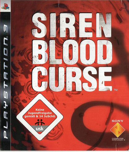 Siren Blood Curse - PlayStation 3 Vorderseite