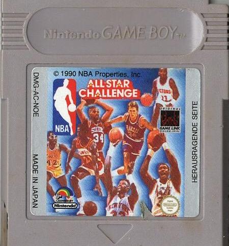 NBA All-Star Challenge - Game Boy - Modul Vorderseite
