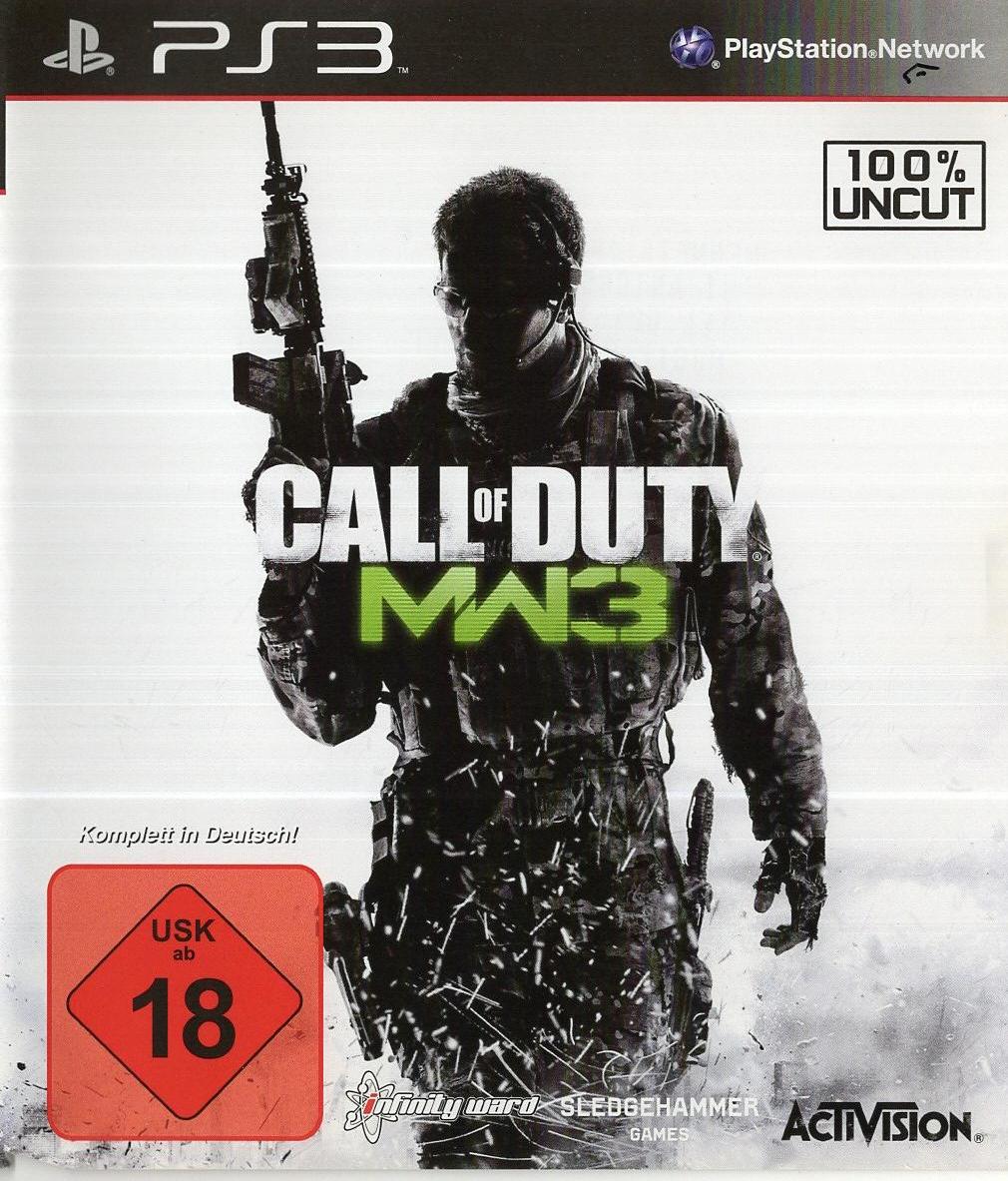 Call of Duty: Modern Warfare 3 - PlayStation 3 Vorderseite