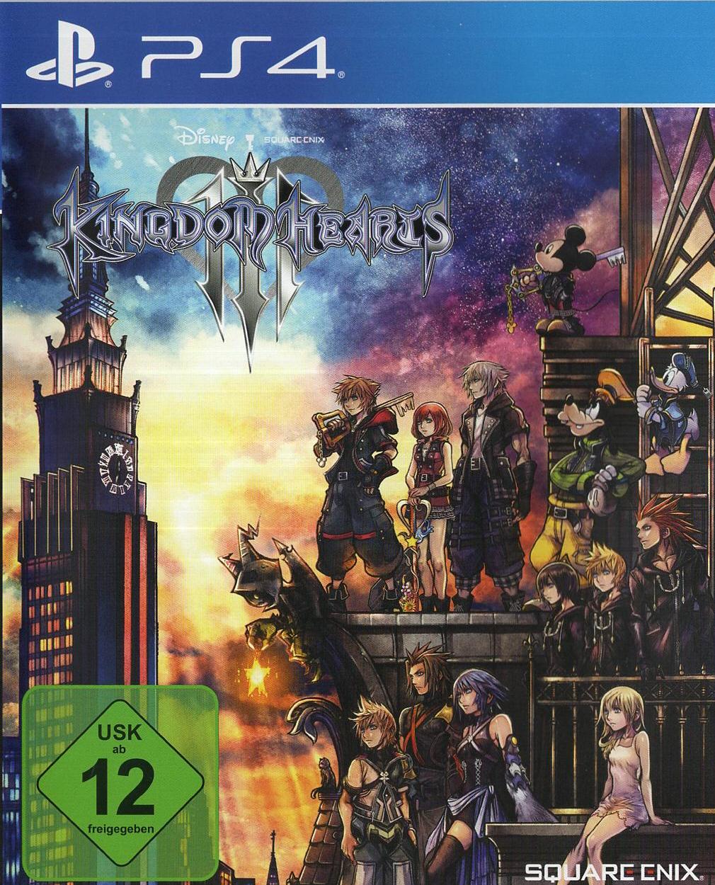 Kingdom Hearts III - PlayStation 4 Vorderseite