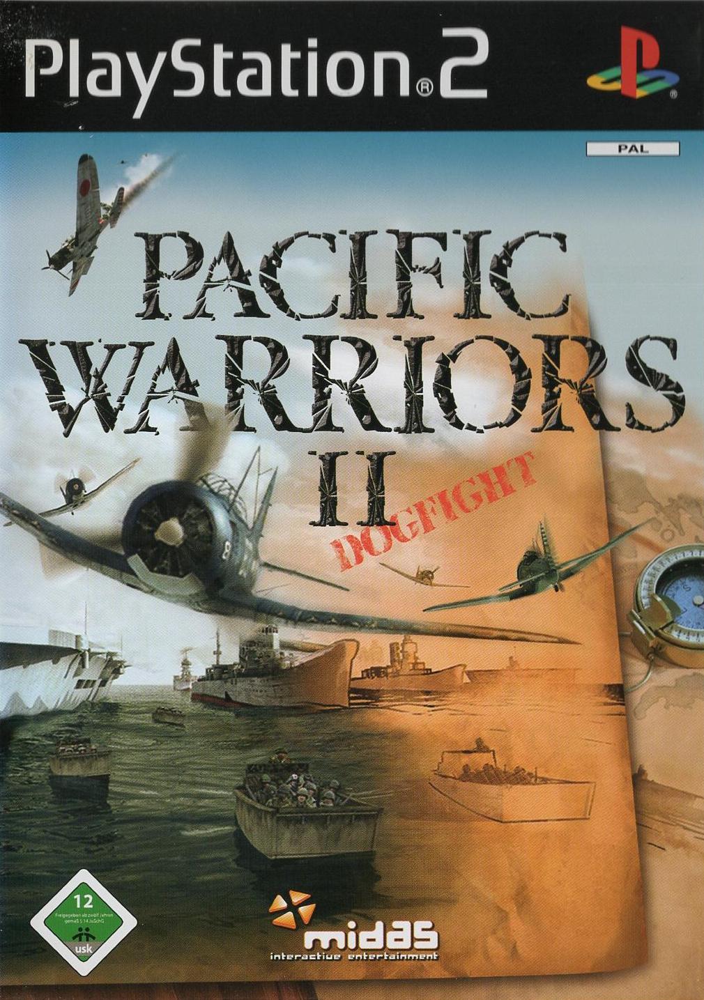 Pacific Warriors II: Dogfight - PlayStation 2 Vorderseite