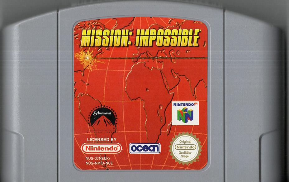 Mission: Impossible - Nintendo 64 - Modul Vorderseite