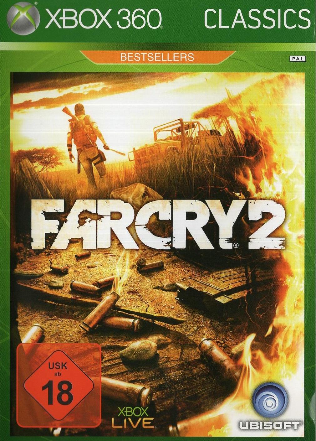 Far Cry 2 - Xbox 360 Vorderseite