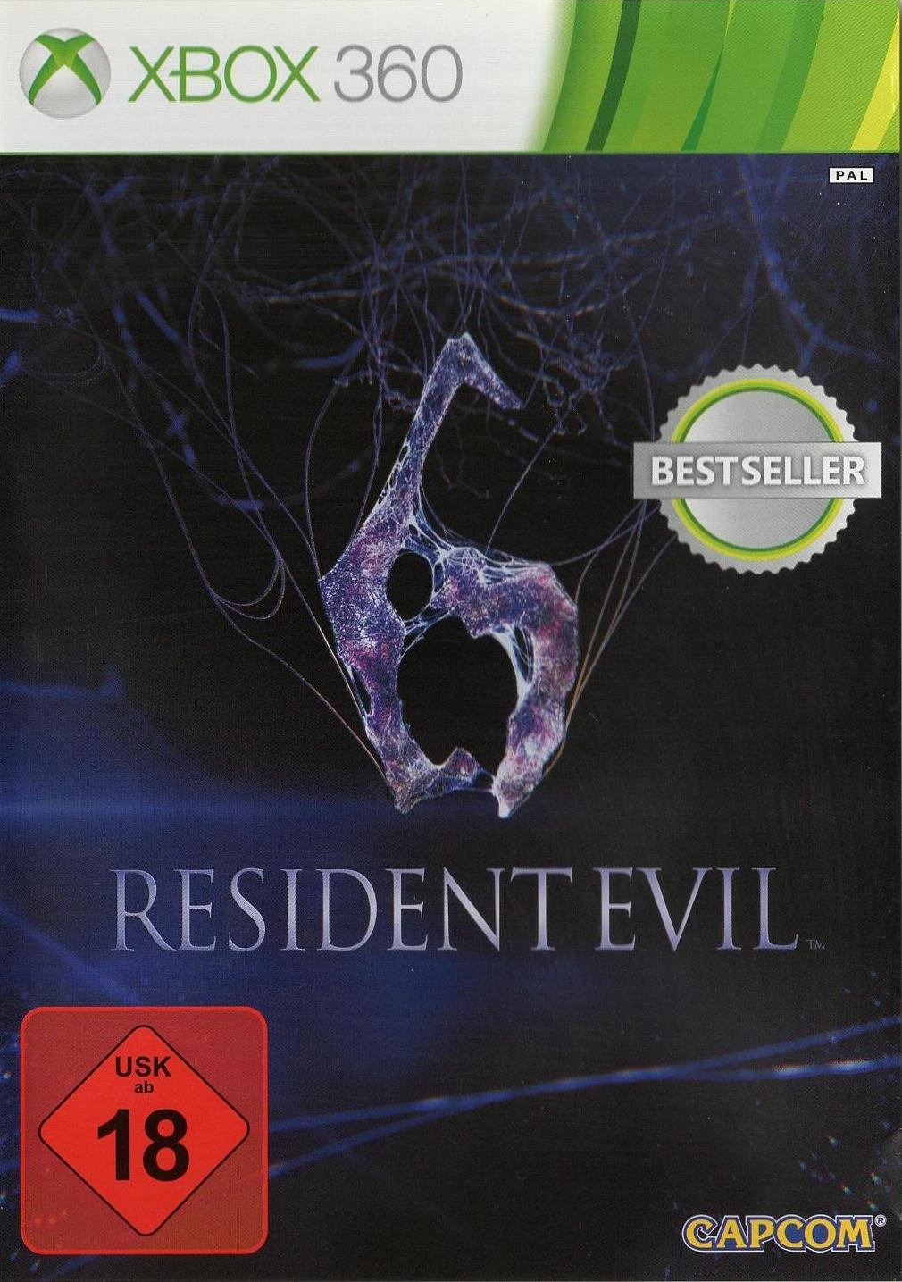 Resident Evil 6 - Xbox 360 Vorderseite