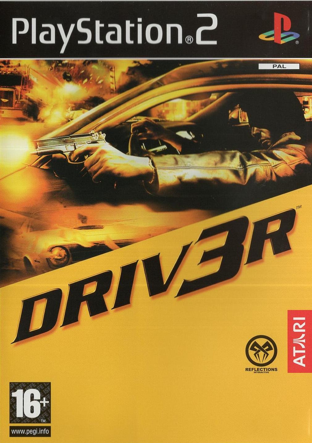 DRIV3R - PlayStation 2 Vorderseite