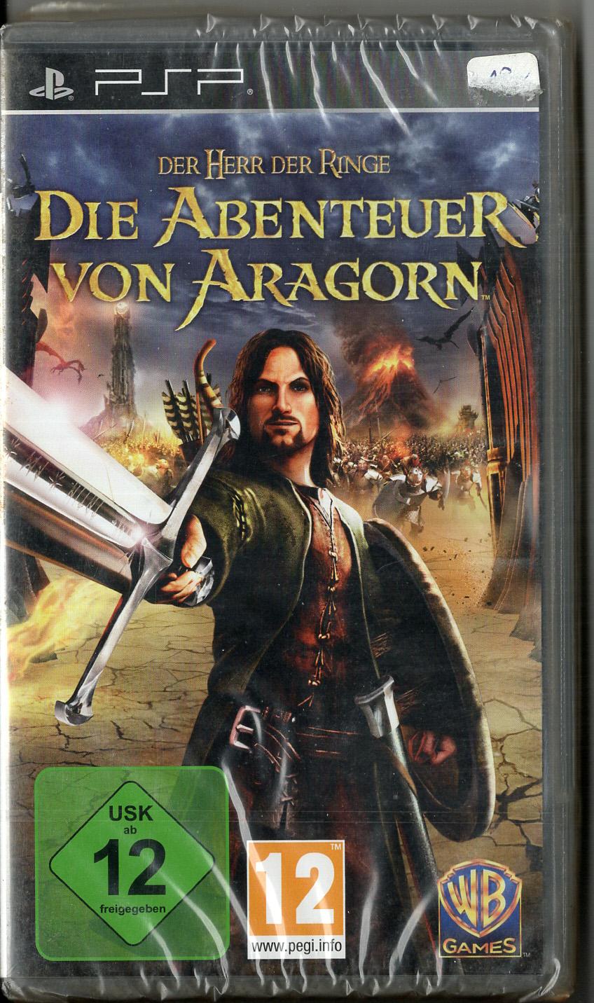 Der Herr der Ringe: Die Abenteuer von Aragorn - PlayStation Portable - Neu Vorderseite