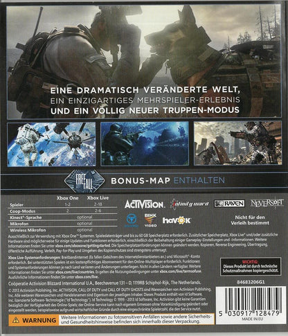 Call of Duty: Ghosts - Xbox One Rückseite