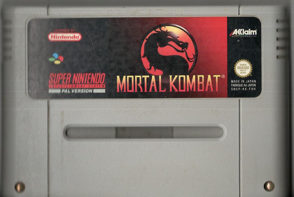 Mortal Kombat - Super Nintendo - Modul Vorderseite