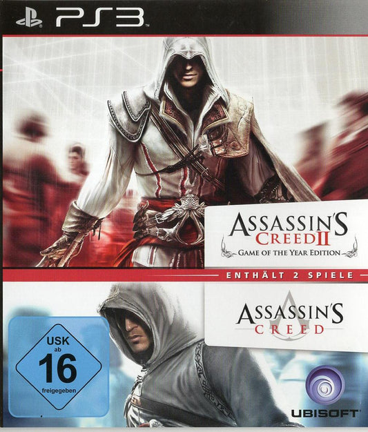 Assassin's Creed + Assassin's Creed II Game of the Year Edition - PlayStation 3 Vorderseite