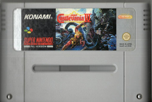 Super Castlevania IV - Super Nintendo - Modul Vorderseite