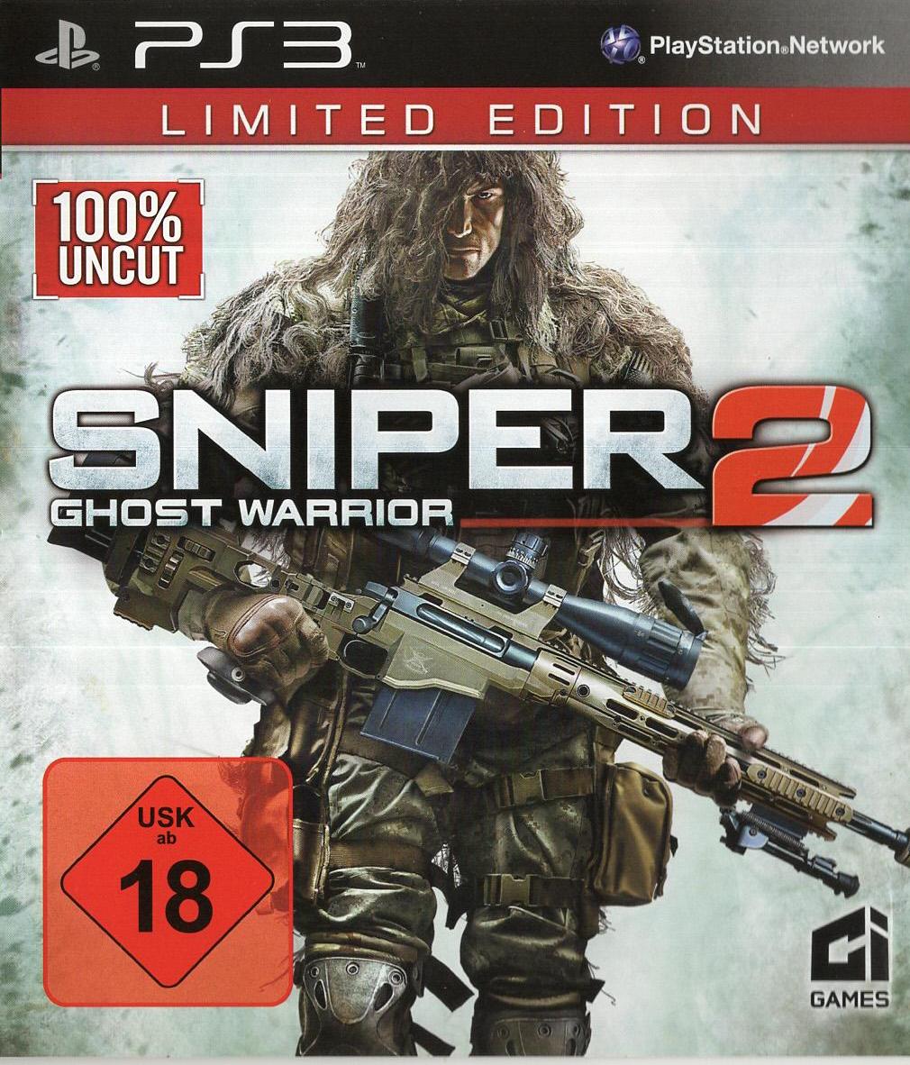 Sniper Ghost Warrior 2 - PlayStation 3 Vorderseite