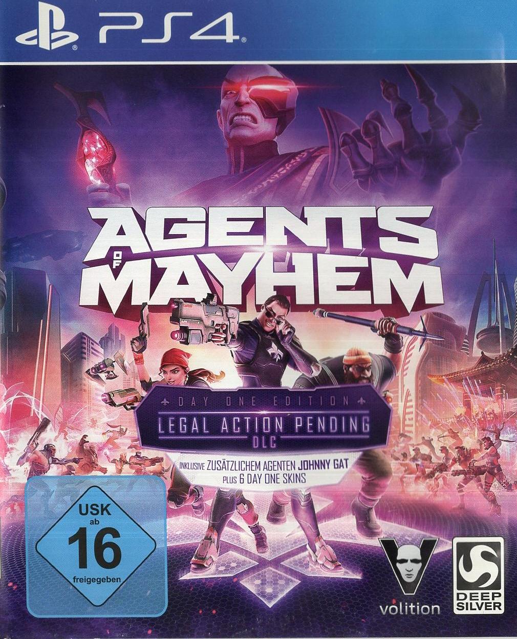 Agents of Mayhem - PlayStation 4 Vorderseite