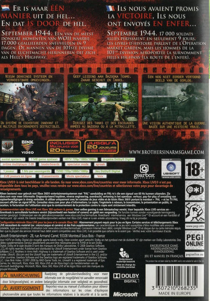 Brothers in Arms: Hell's Highway - Xbox 360 Rückseite
