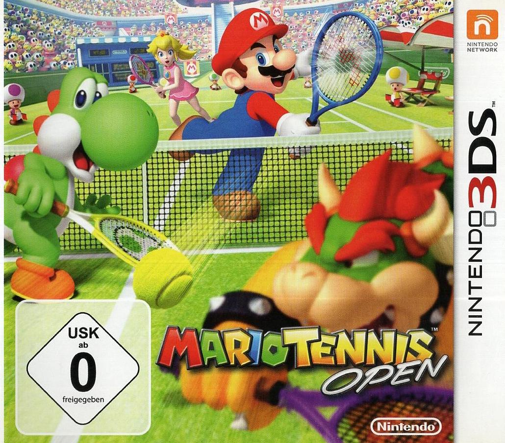 Mario Tennis Open - Nintendo 3DS Vorderseite