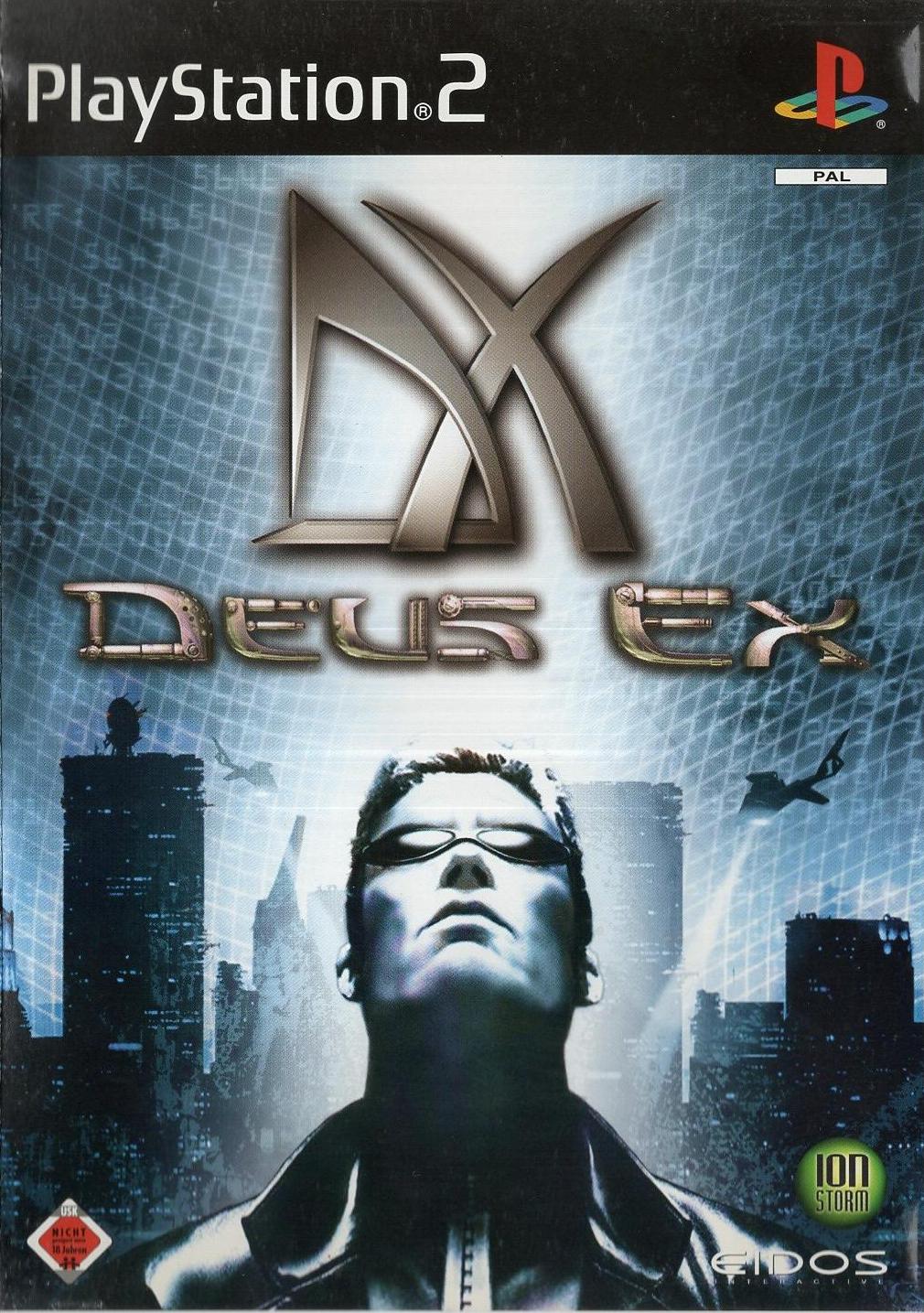 Deus Ex - PlayStation 2 Vorderseite