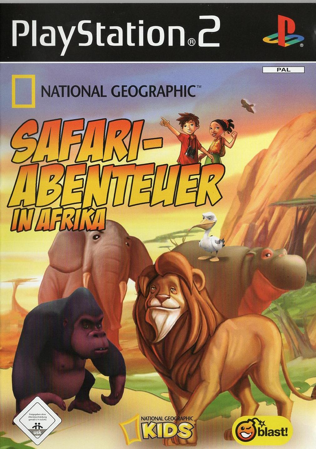 National Geographic: Safari-Abenteuer In Afrika - PlayStation 2 Vorderseite