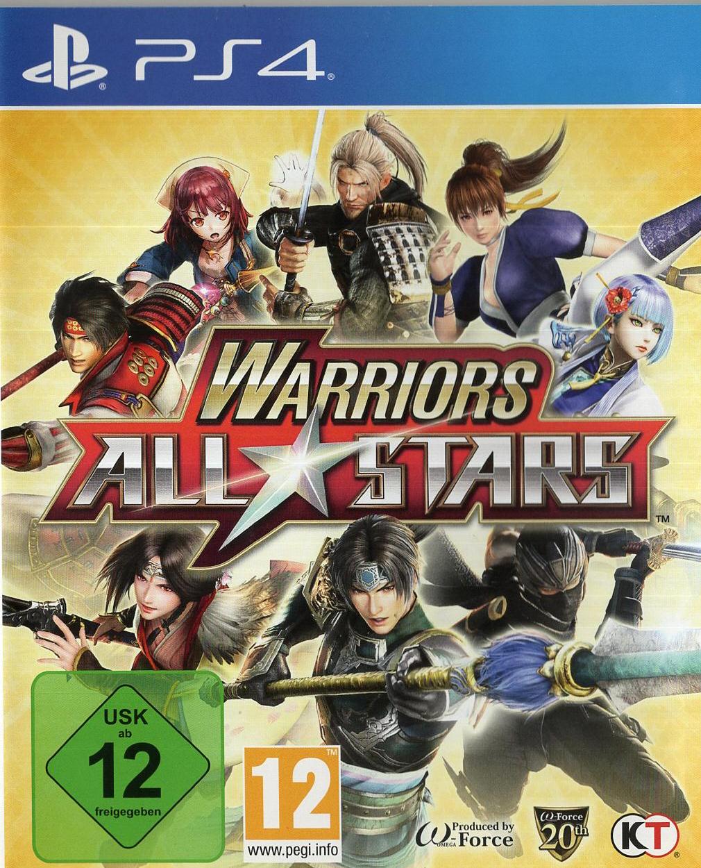 Warriors All-Stars - PlayStation 4 Vorderseite