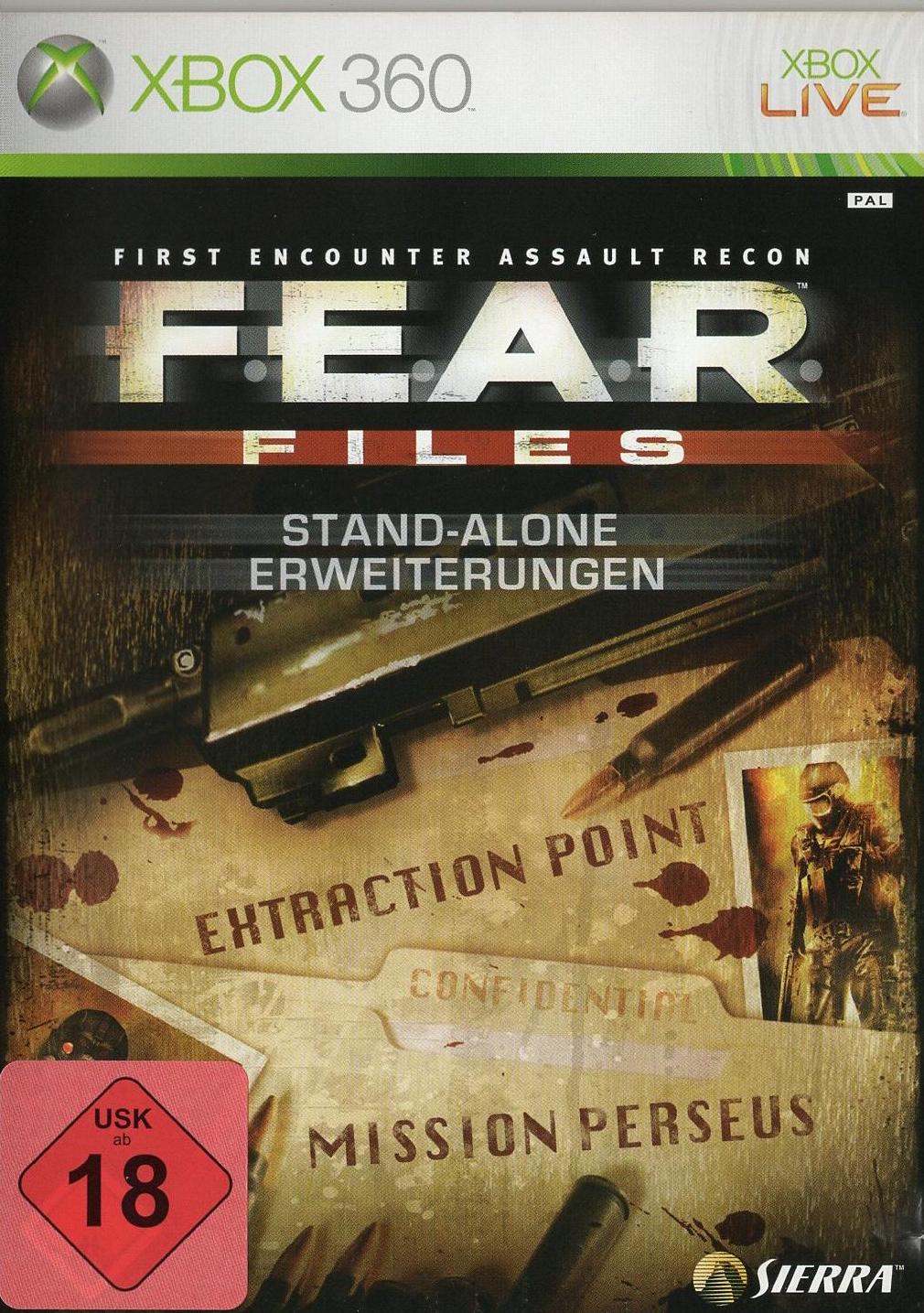 F.E.A.R. Files - Xbox 360 Vorderseite