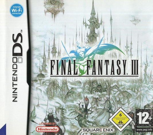 Final Fantasy III - Nintendo DS Vorderseite