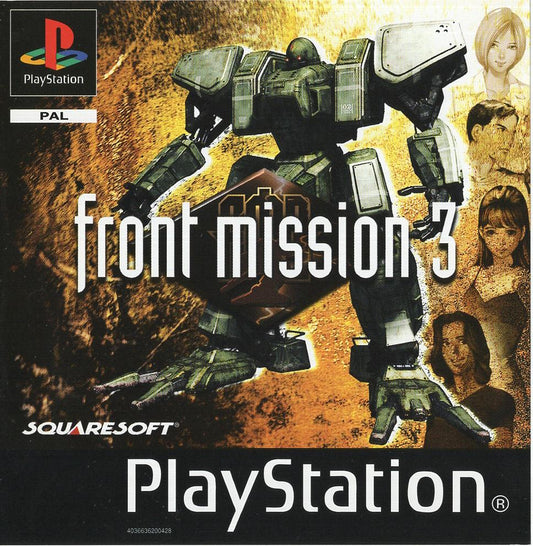 Front Mission 3 - PlayStation 1  Vorderseite