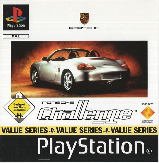 Porsche Challenge - PlayStation 1 Vorderseite