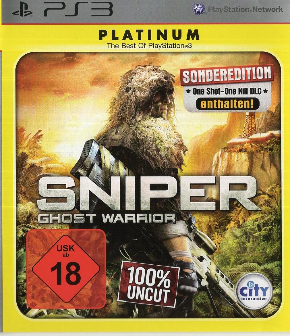 Sniper: Ghost Warrior - PlayStation 3 Vorderseite