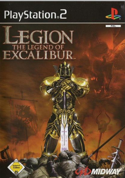 Legion: The Legend of Excalibur - PlayStation 2 Vorderseite