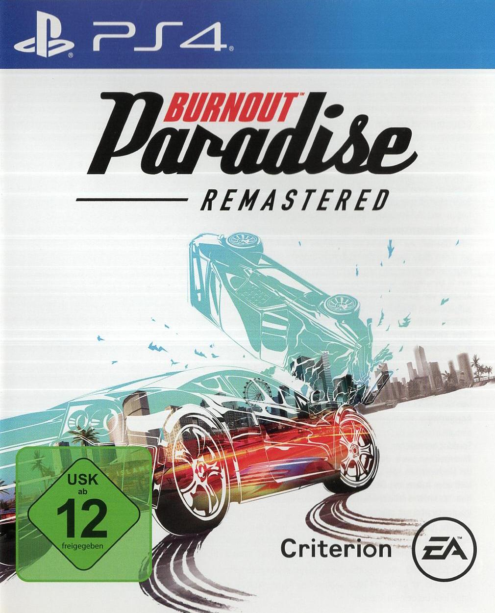 Burnout Paradise Remastered - PlayStation 4 Vorderseite