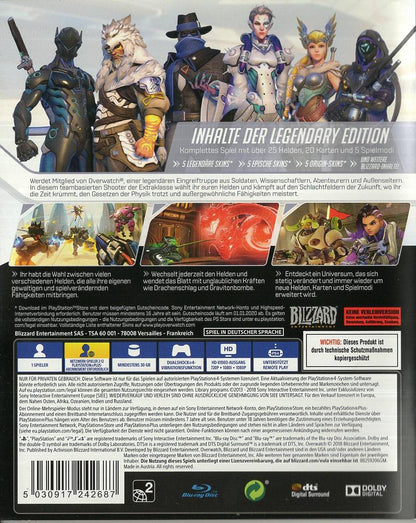 Overwatch: Legendary Edition - PlayStation 4 Rückseite