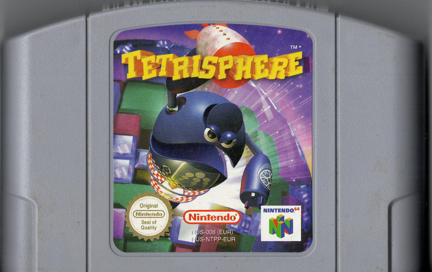 Tetrisphere - Nintendo 64 - Modul Vorderseite